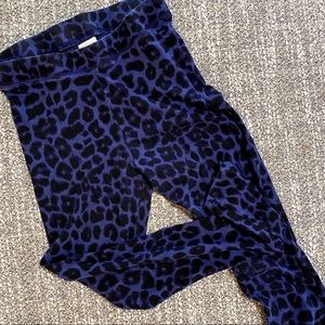 Blue Leopard Leggings by Victoria’s Secret